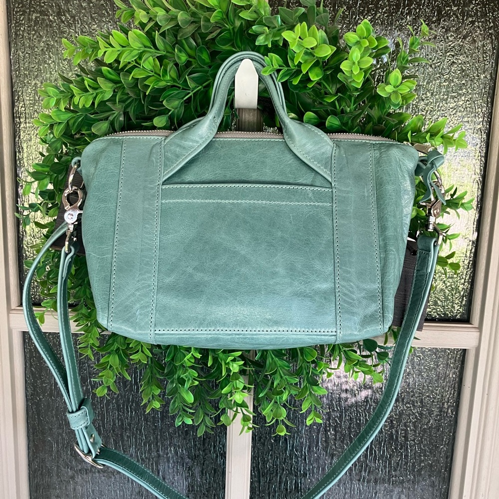 Satchel. Brand Aqua/Turquoise (Jasper) Mini Louise Handbag